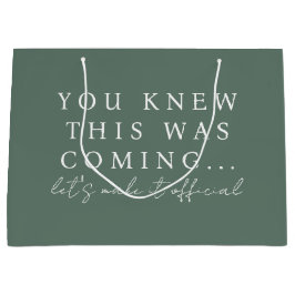 Sage Green Will You Be My Bridesmaid Proposal