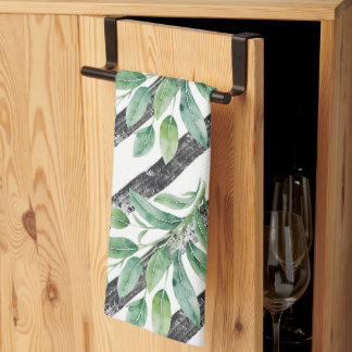 Sage Gren Kitchen Towel with Textured Rand Kökshandduk