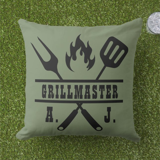 Sage Grillmaster Utensil Kudde (Gräs)