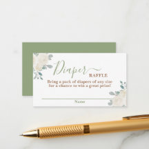 Sage Grönt Baby Barnkläders Försämra rackkort