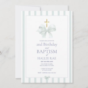 Sage Grönt Baptism och inbjudan till andra födelse