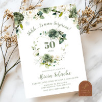 Sage Grönt Blommigt Sorpresa Mexican