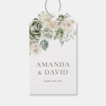 Sage Grönt Botanical Elegant bröllop