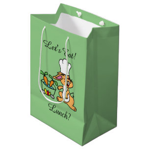 Sage Grönt Bunnie laga Lunch Bag