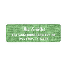 Sage Grönt Burlap Modern Rustic