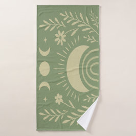 Sage Grönt Celestial Bath Towel