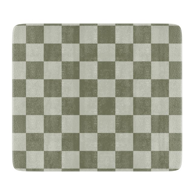 Sage Grönt Checkerboard (Framsidan)
