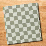 Sage Grönt Checkerboard Anteckningsblock<br><div class="desc">Sage Grönt Checkerboard</div>