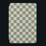 Sage Grönt Checkerboard iPad Mini Skydd<br><div class="desc">Sage Grönt Checkerboard</div>