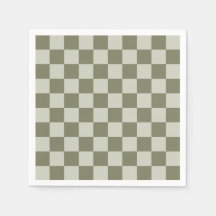 Sage Grönt Checkerboard