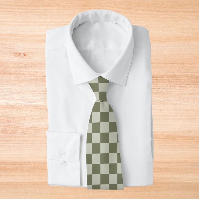 Sage Grönt Checkerboard Slips (Skapare uppladdad)
