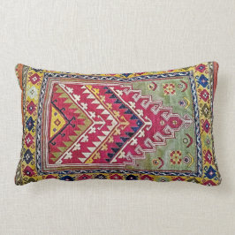 Sage Grönt Dusty Ro Oriental Prayer Matta Design Lumbarkudde