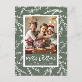 Sage Grönt | Foto av Gräs Gren God jul Helg Vykort