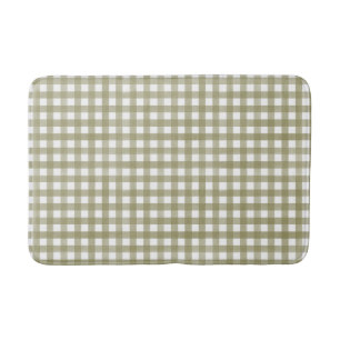 Sage Grönt Gingham Play Patterned Badrumsmatta