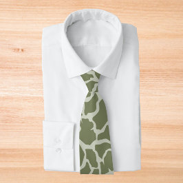 Sage Grönt Giraffe Print Slips