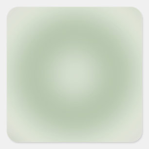 Sage Grönt Gradient Aura Fyrkantigt Klistermärke