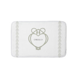 Sage Grönt Irish Celtic Svan Kärlek Knot Family Na Badrumsmatta