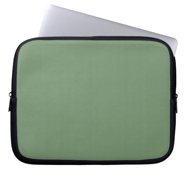 Sage Grönt Laptop sleeve (Framsidan)