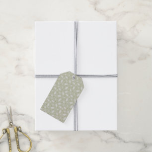 Sage Grönt Löv Gift Taf Presentetikett