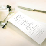 Sage Grönt Modern Classy Luxury Bröllop Meny<br><div class="desc">Modern,  minimalistisk manus och typografi i trendigets sage grönt och vit,  enkel och elegant,  underbara bröllop-menyer för minimalistiskt formellt bröllop,  traditionellt klassiskt bröllop,  modernt lyxliv bröllop. Visa alla matchande delar i samlingen.</div>