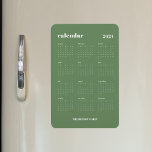 Sage Grönt Modern Fullt År 2024 Kalender Magnet<br><div class="desc">Enkel och djärv kalendermagnet för 2024. Den här designen har en modern uppsättning typsnitt, en fullt 12 månader 2024, mot ett trendig, en grönt bakgrund. Anpassa för att göra det till din egen eller någon speciell. TIP: Du kan ändra bakgrunden till färg genom att använda Zazzles egna Customization Verktyg för...</div>