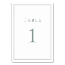 Sage Grönt Modern Minimalist Bröllop