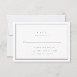 Sage Grönt Modern Minimalist I-Bröllop OSA-kort OSA Kort