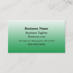 Sage Grönt och Black Simple Business Visitkort
