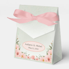 Sage Grönt och persiko Presentaskar