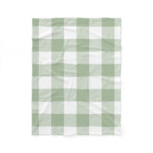 Sage Grönt och White Gingham Play