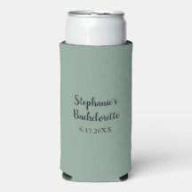 Sage Grönt Personligt bröllp Bachelorette Favor Gi