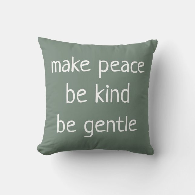 Sage Grönt Pillow Kudde (Framsida)