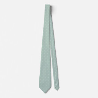Sage Grönt Polka-Dot Necktie Slips
