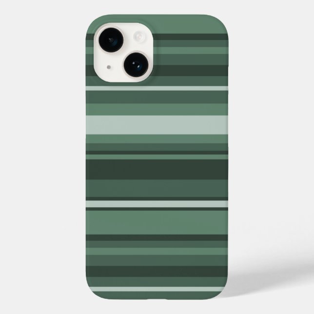 Sage grönt rand Fodral-Mate iphone case (Baksida)