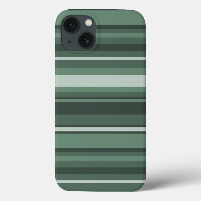 Sage grönt rand Fodral-Mate iphone case (Baksida)