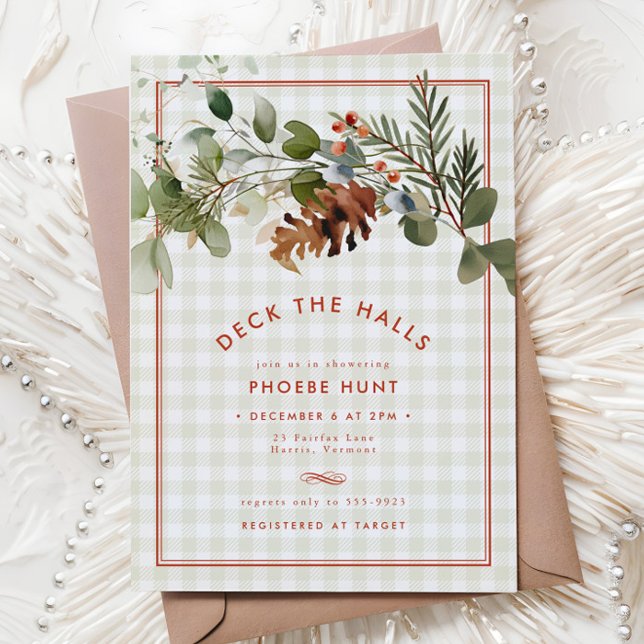 Sage Grönt Red jul Evergreen Möhippa (Skapare uppladdad)