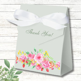 Sage Grönt  Rosa Peony Möhippa Presentaskar