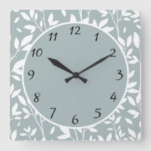 Sage Grönt Rustic Blommigt Lövs Farmhouse