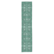 Sage grönt scrollwork mönster
