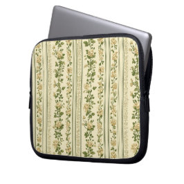 Sage Grönt Seamless Mönster Laptop Fodral