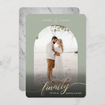 Sage Grönt slutligen, Gifta sig och fönsterfoto