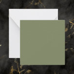 Sage Grönt Solid Färg Anteckningskort<br><div class="desc">Sage Grönt Solid Färg. En förfinad modern grönt som överlämnar naturlig elegans. I färg fångas kärnan i en skuggad skog golv. Perfekt till dem som söker en lugn. Denna sofistikerade nyans blandas sömlöst i både modern och klassisk estetik. Förstå den underskattade skönheten hos denna serenskugga.</div>