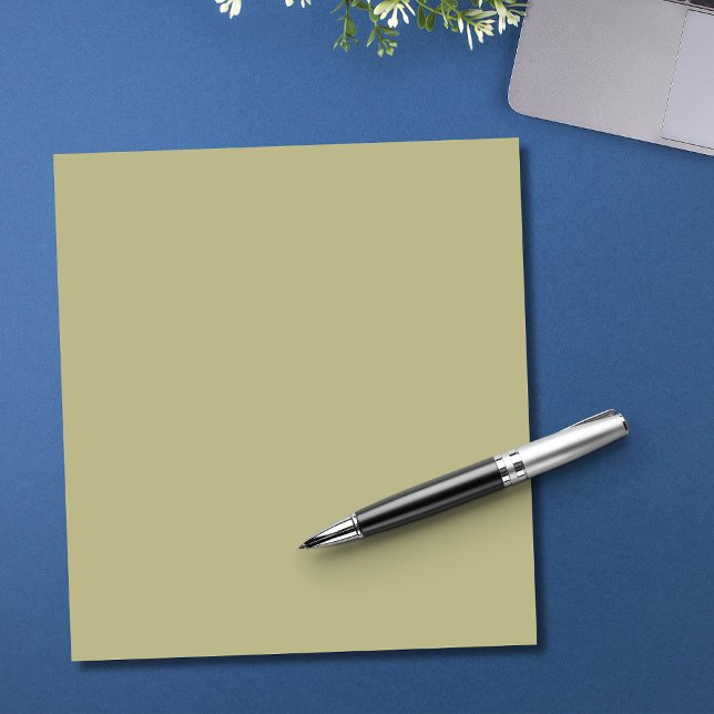 Sage Grönt Solid Färg | Klassisk | ELEGANT Anteckningsblock (Skapare uppladdad)