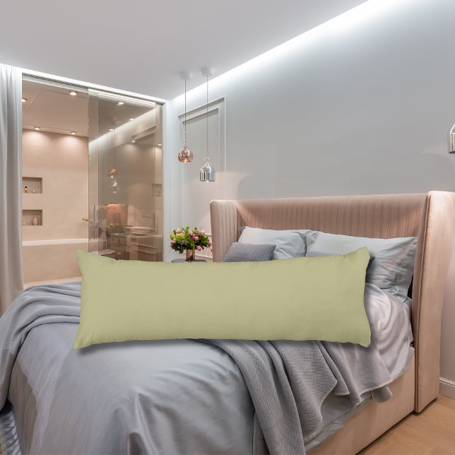 Sage Grönt Solid Färg | Klassisk | ELEGANT Kroppskudde (Skapare uppladdad)