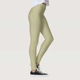 Sage Grönt Solid Färg | Klassisk | ELEGANT Leggings