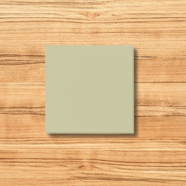 Sage Grönt Solid Färg | Klassisk | ELEGANT Post-it Block (Skapare uppladdad)