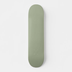 Sage Grönt Solid Färg Mini Skateboard Bräda 18,5 Cm
