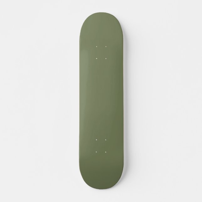 Sage Grönt Solid Färg Mini Skateboard Bräda 18,5 Cm (Framsida)