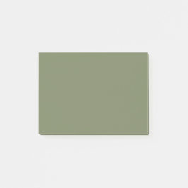 Sage Grönt Solid Färg Post-it Block