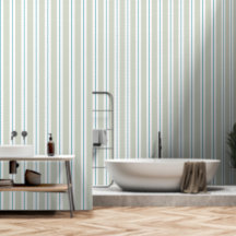 Sage Grönt Turkos 3 tum Wide Awning Rand